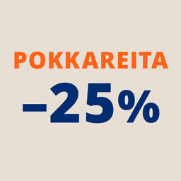 Pokkareita -25 %