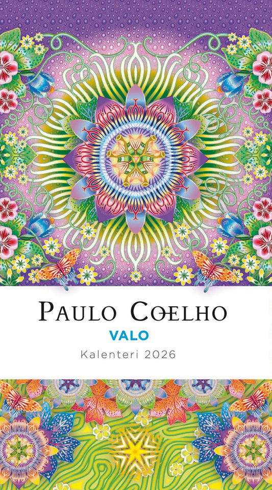 Etukansi. Paulo Coelho. Catalina Estrada. Valo - Kalenteri 2026.