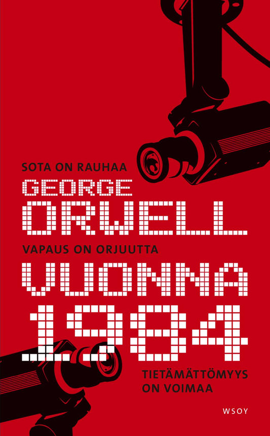 Etukansi. George Orwell. Vuonna 1984.