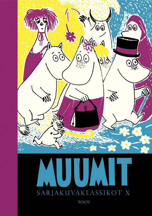 Etukansi. Lars Jansson. Muumit. Sarjakuvaklassikot X.