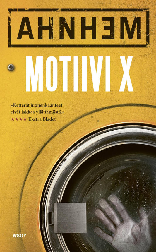 Etukansi. Stefan Ahnhem. Motiivi X.