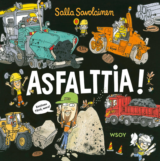 Etukansi. Salla Savolainen. Asfalttia!.