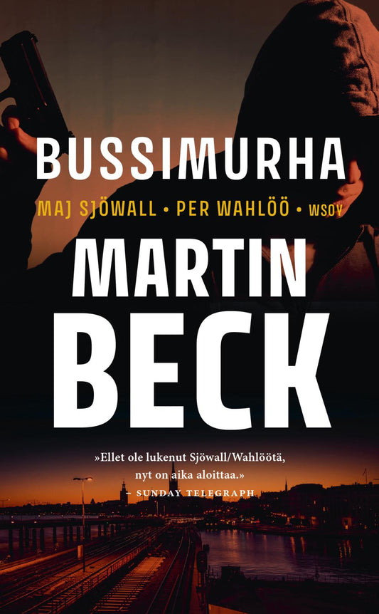 Etukansi. Maj Sjöwall. Per Wahlöö. Bussimurha.