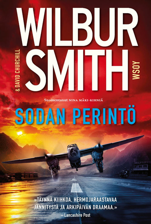 Etukansi. Wilbur Smith. Sodan perintö.