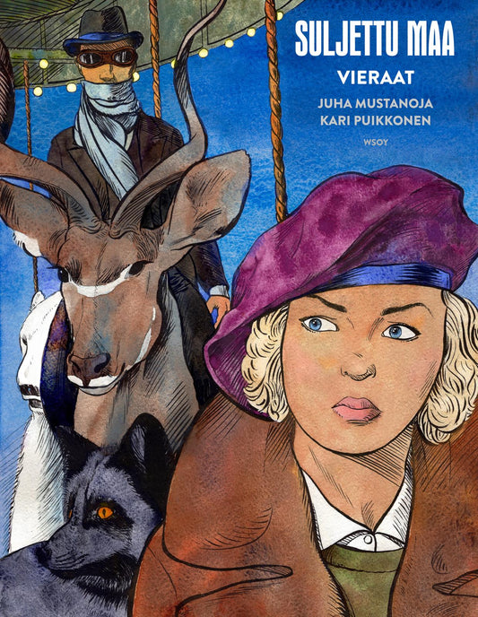 Etukansi. Juha  Mustanoja. Kari Puikkonen. Kari Puikkonen. Suljettu maa – Vieraat.