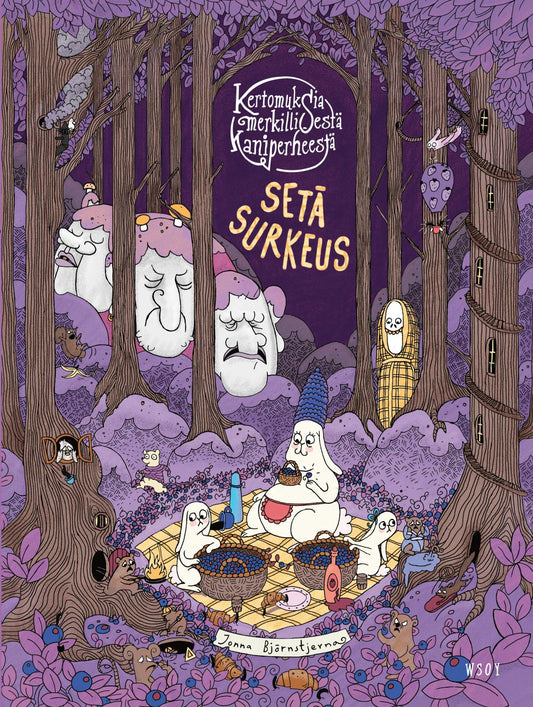 Etukansi. Jonna  Björnstjerna. Jonna  Björnstjerna. Kertomuksia merkillisestä kaniperheestä: Setä Surkeus.