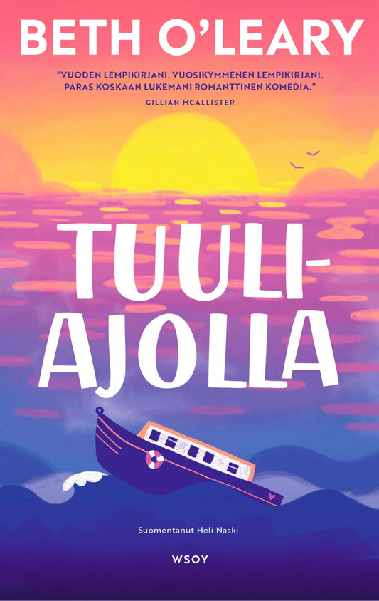 Etukansi. Beth O'Leary. Tuuliajolla.