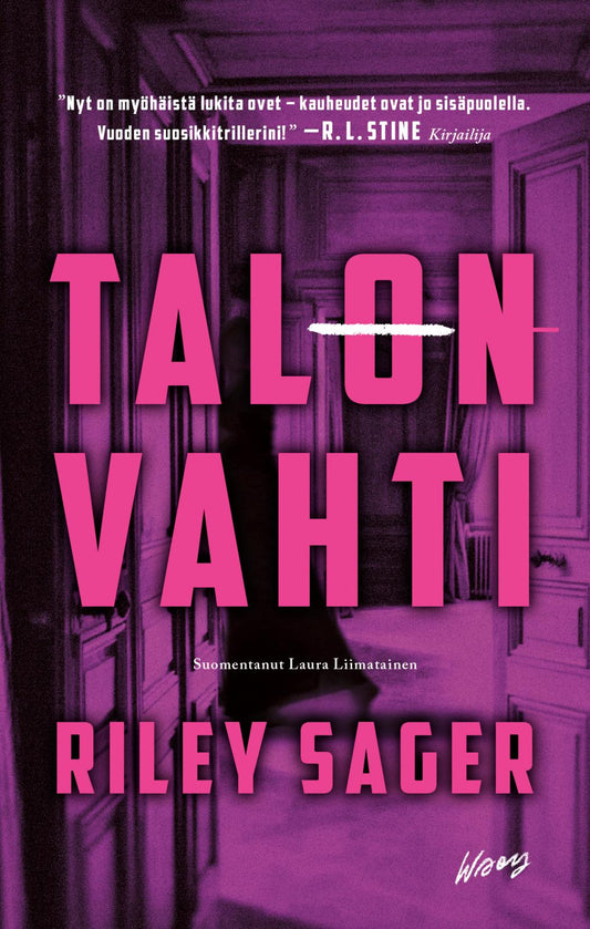 Etukansi. Riley Sager. Talonvahti.