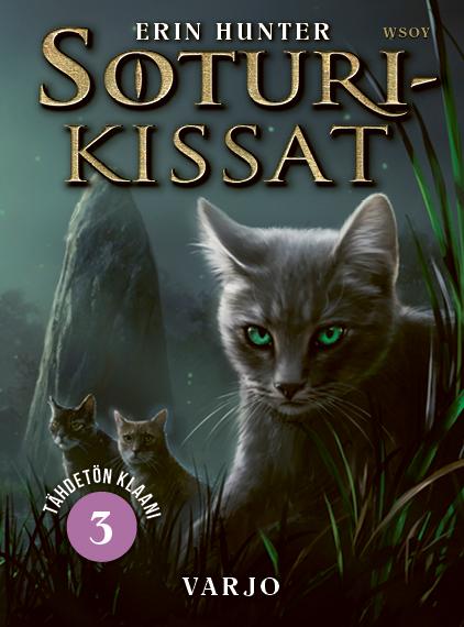 Etukansi. Erin Hunter. Soturikissat: Tähdetön klaani 3: Varjo.