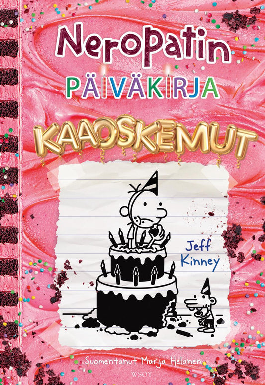 Etukansi. Jeff Kinney. Jeff Kinney. Neropatin päiväkirja: Kaaoskemut.