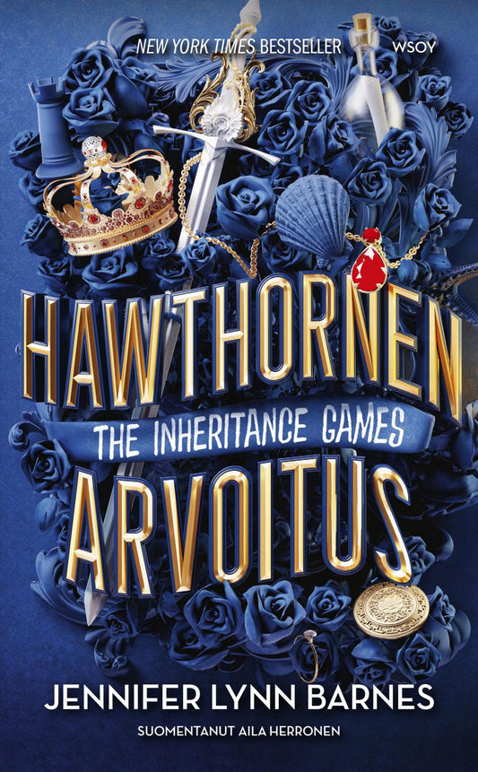 Etukansi. Jennifer Lynn Barnes. The Inheritance Games: Hawthornen arvoitus.