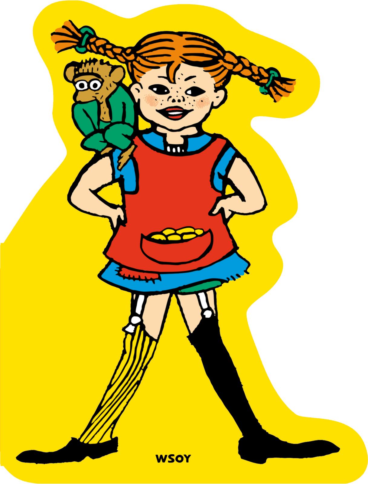 Peppi Pitkätossu (muotoonleikattu kirja)