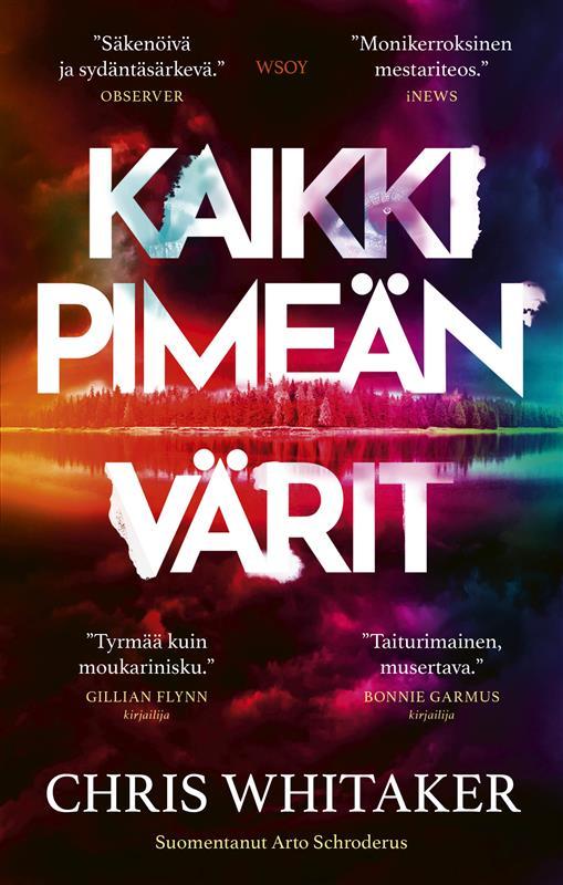 Etukansi. Chris Whitaker. Kaikki pimeän värit.