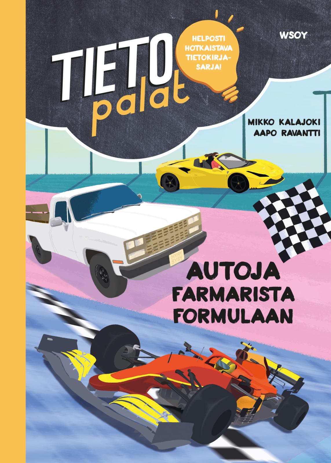 Tietopalat: Autoja farmarista formulaan