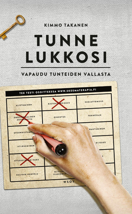 Etukansi. Kimmo Takanen. Tunne lukkosi.