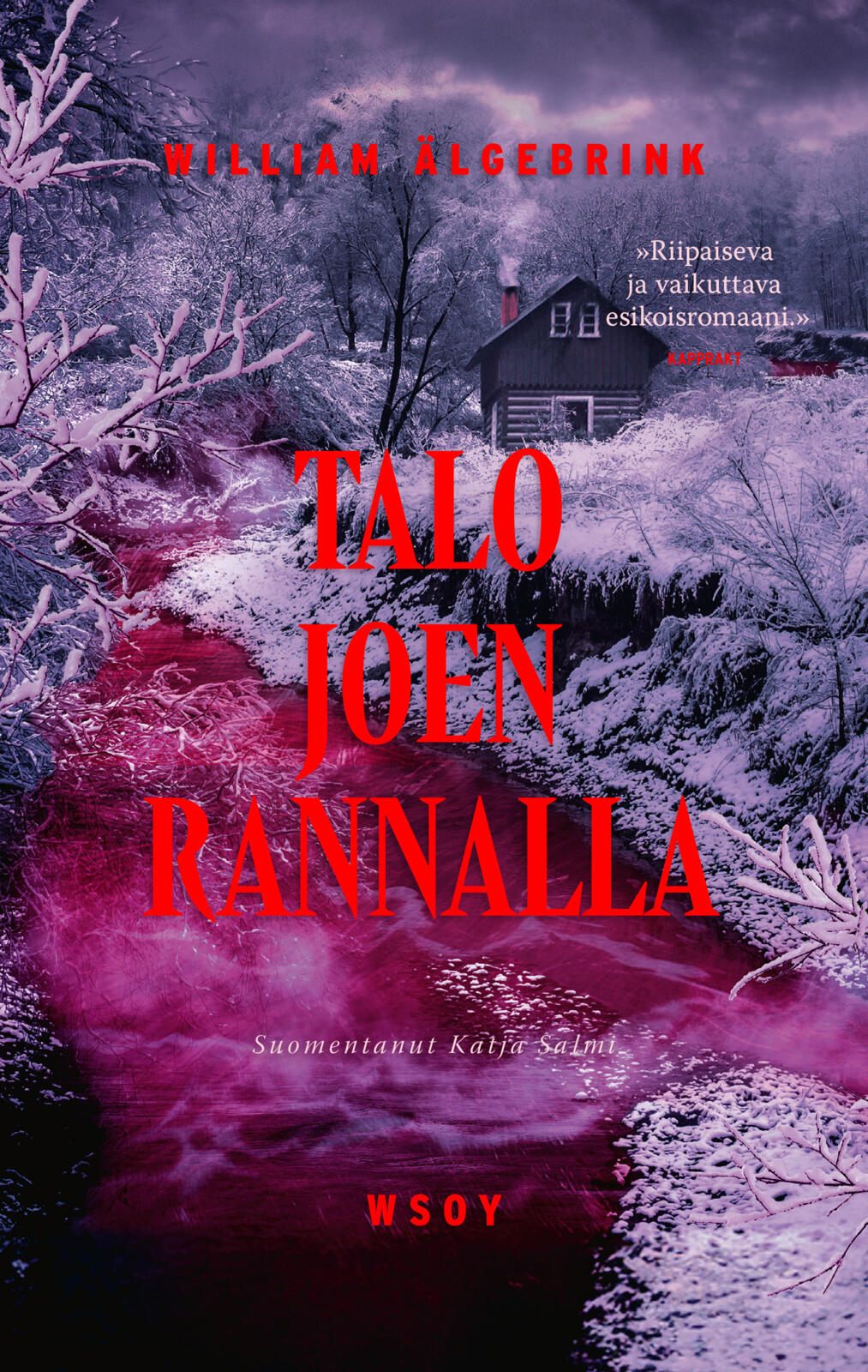 Talo joen rannalla