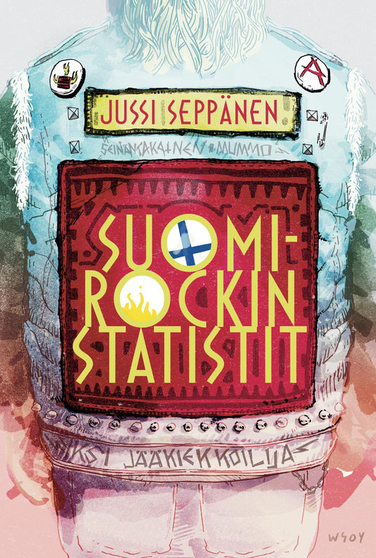 Etukansi. Jussi Seppänen. Suomirockin statistit.
