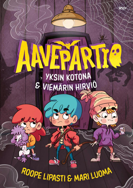 Etukansi. Roope Lipasti. Mari Luoma. Aavepartio: Yksin kotona ja Viemärin hirviö.