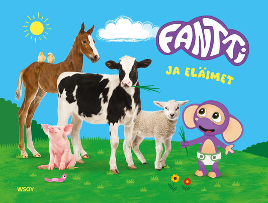 Etukansi. Knut Næsheim. Fantti ja eläimet.