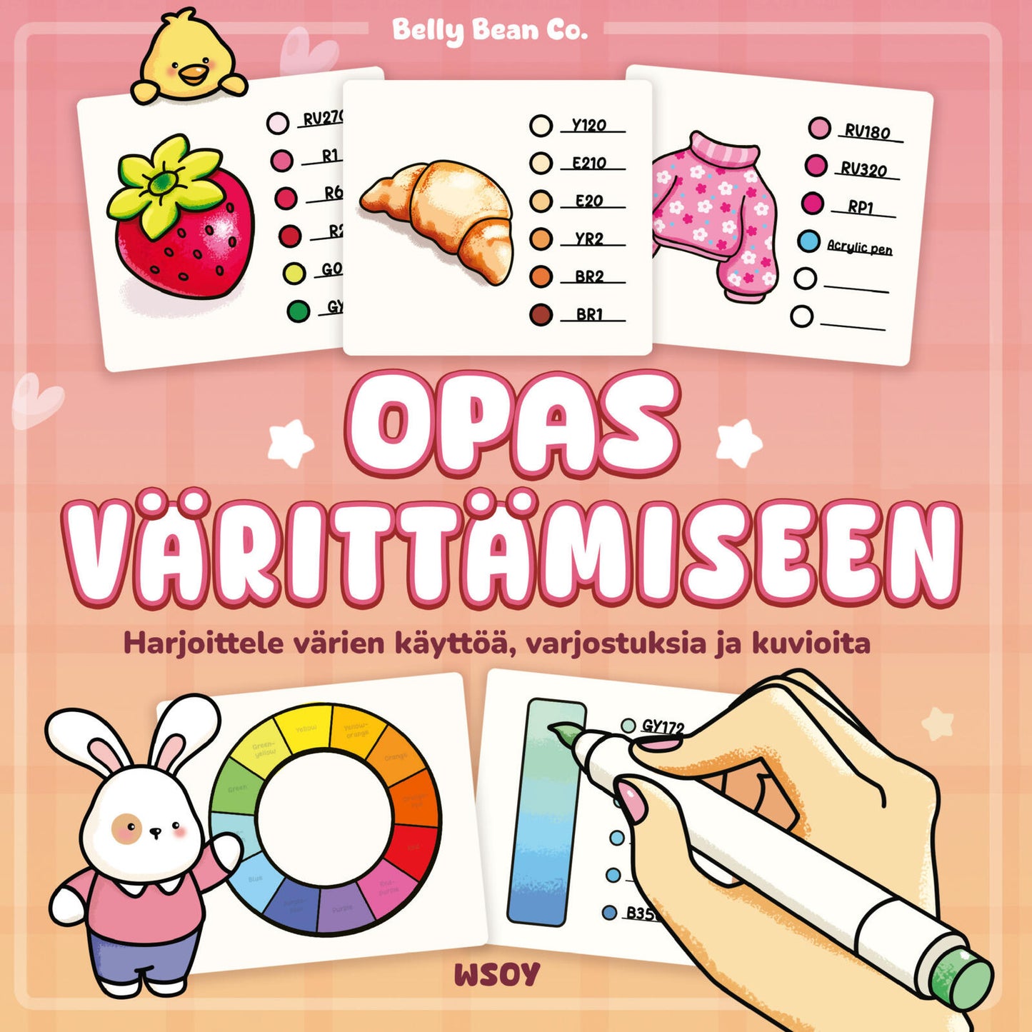 Belly Bean Co. Opas värittämiseen
