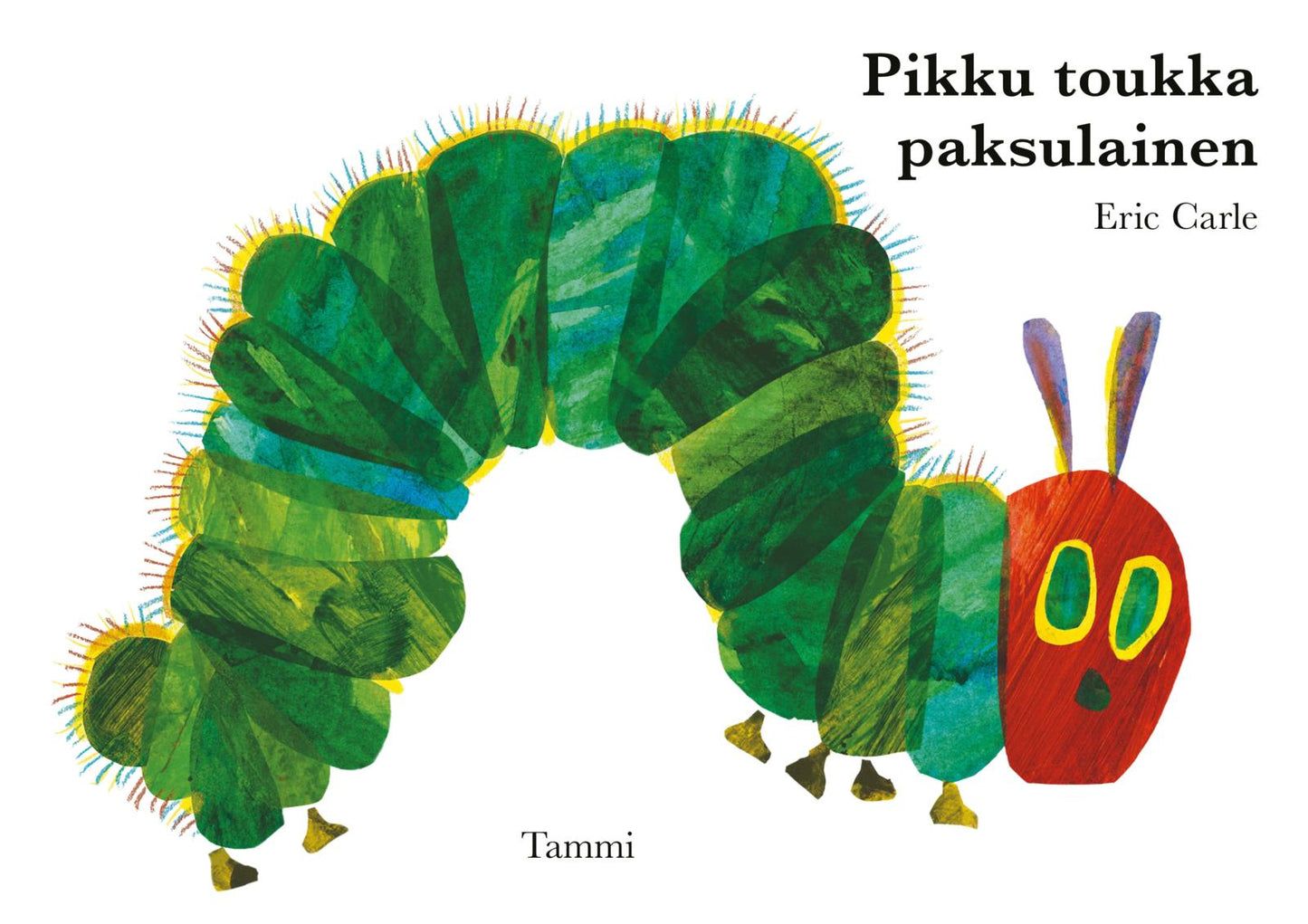 Pikku toukka paksulainen, iso pahvikirja