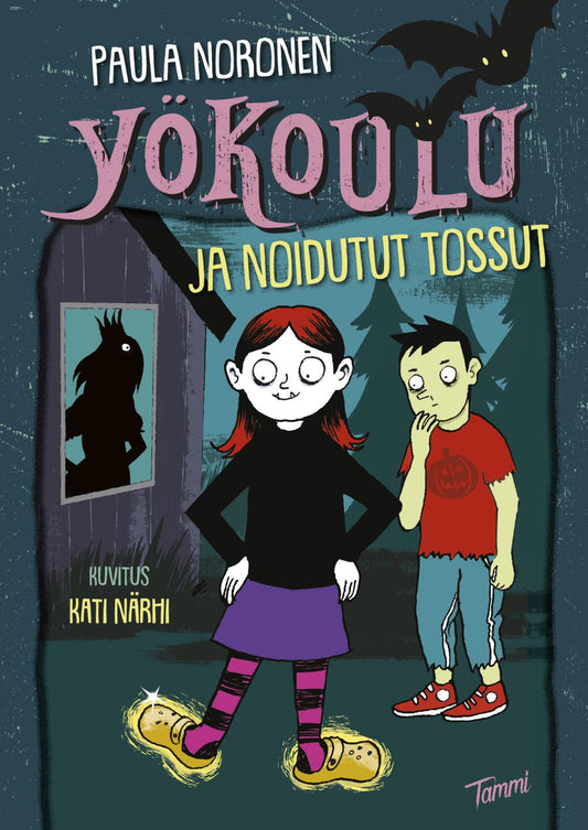 Etukansi. Paula Noronen. Kati Närhi. Yökoulu ja noidutut tossut.