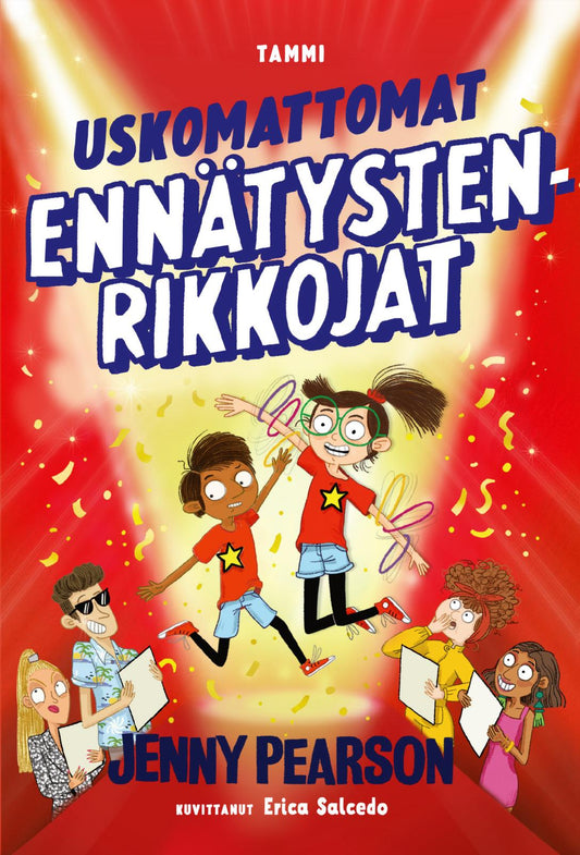 Etukansi. Jenny Pearson. Uskomattomat ennätystenrikkojat.