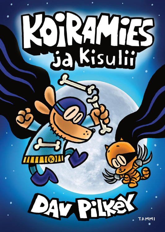 Etukansi. Dav Pilkey. Koiramies ja Kisulii.