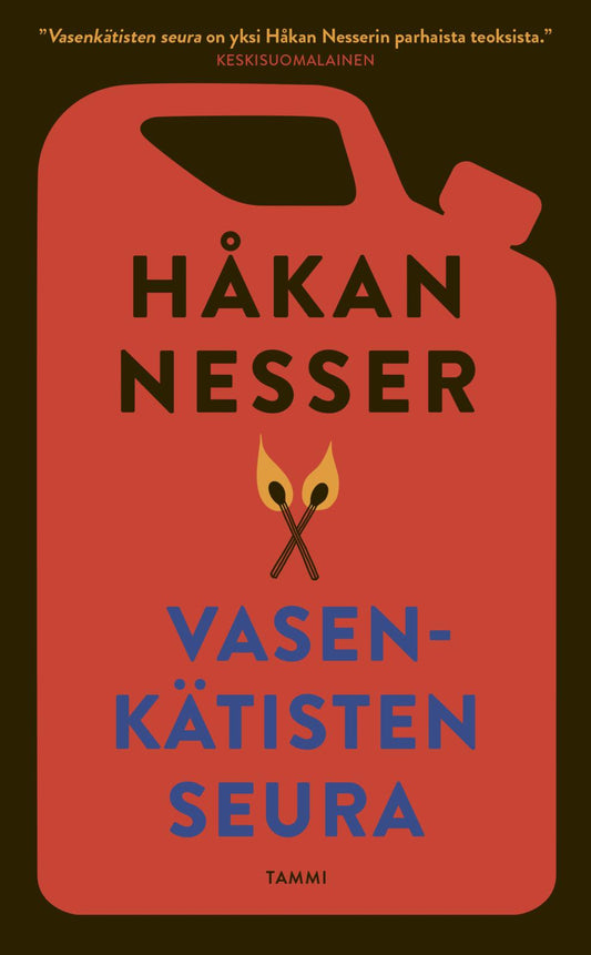 Etukansi. Håkan Nesser. Vasenkätisten seura.
