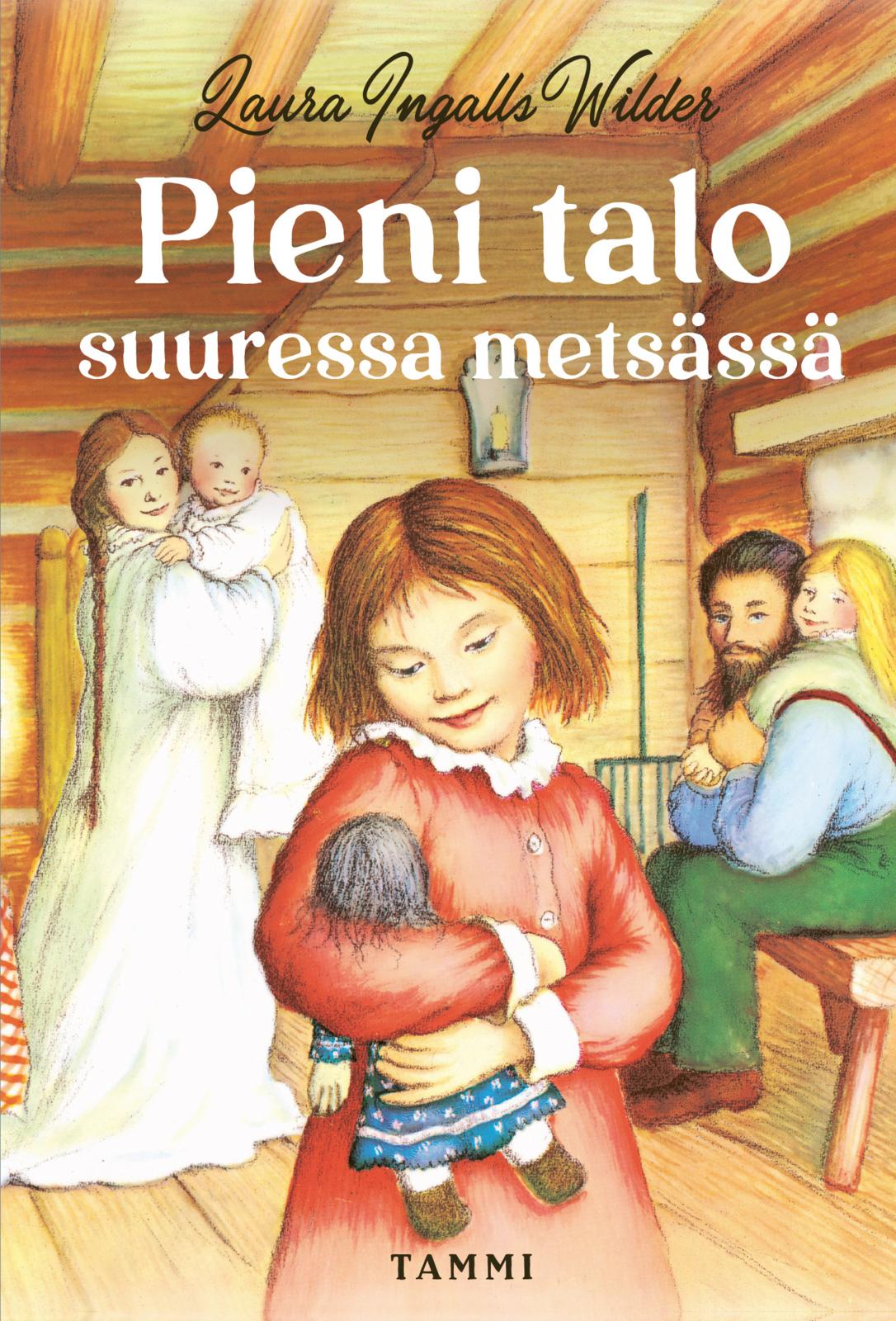 Pieni talo suuressa metsässä