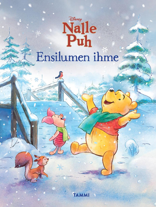 Etukansi. Disney. Nalle Puh. Ensilumen ihme.