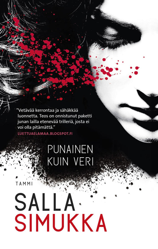 Etukansi. Salla Simukka. Punainen kuin veri.