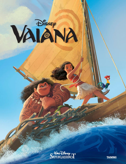 Etukansi. Disney. Vaiana. Satuklassikot.