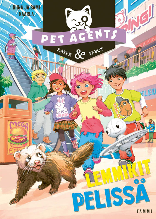 Etukansi. Riina ja Sami Kaarla. Riina ja Sami Kaarla. Lemmikit pelissä. Pet Agents 11.