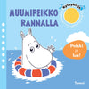 Muumipeikko rannalla -kylpykirja