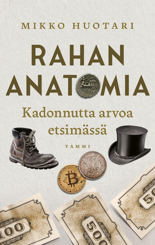 Etukansi. Mikko Huotari. Rahan anatomia.