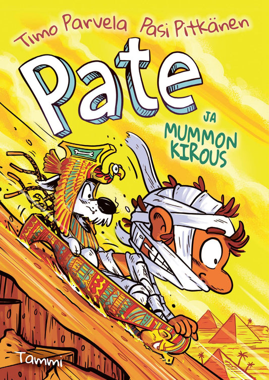 Etukansi. Timo Parvela. Pasi Pitkänen. Pate ja mummon kirous.