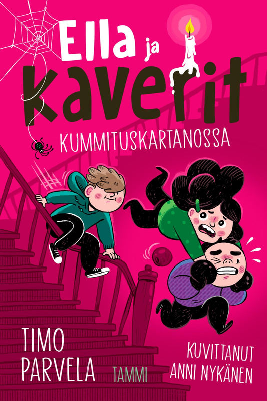 Etukansi. Timo Parvela. Anni Nykänen. Ella ja kaverit kummituskartanossa.