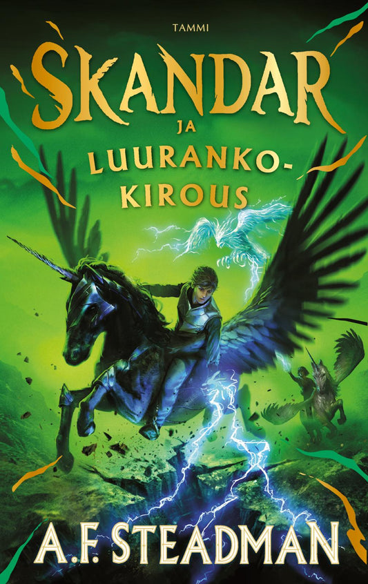 Etukansi. A.F.  Steadman. Skandar ja Luurankokirous.