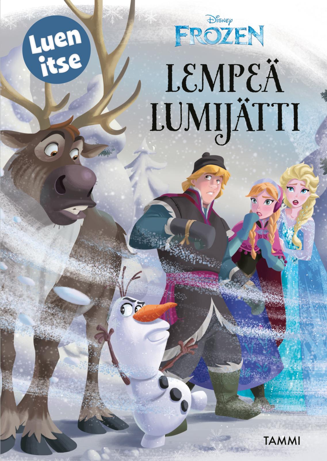 Disney. Frozen. Lempeä lumijätti. Luen itse