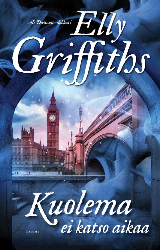 Etukansi. Elly Griffiths. Kuolema ei katso aikaa.