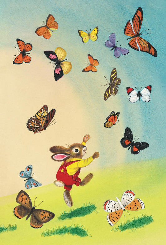 Etukansi. Richard Scarry. Minä olen Pupu. Muistikirja.