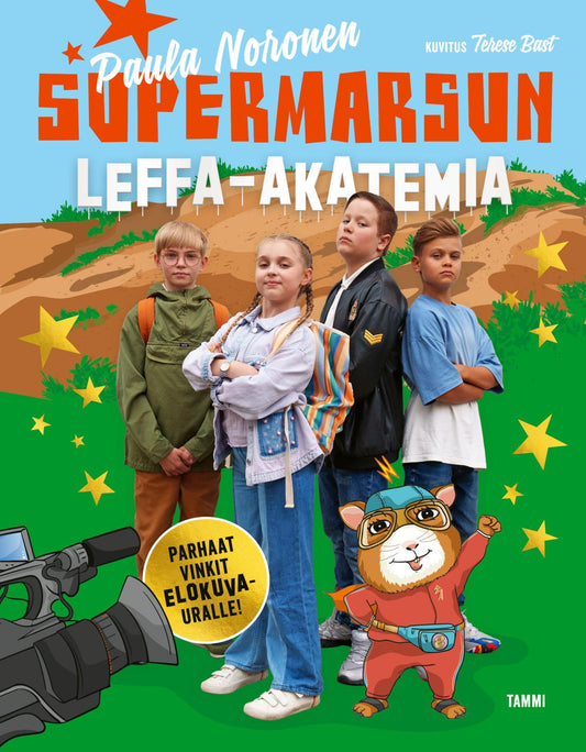 Etukansi. Paula Noronen. Supermarsun leffa-akatemia.