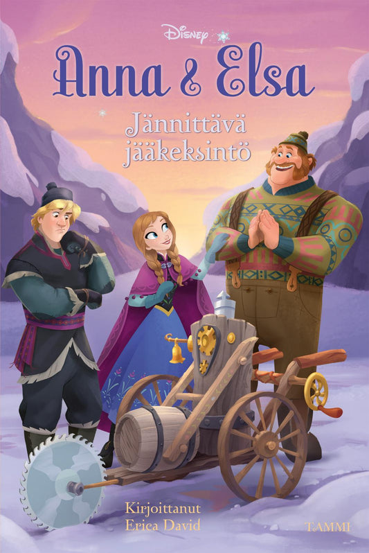 Etukansi. Disney. Erica David. Bill  Robinson. Manuela Razzi. Francesco Legramandi. Gabriella Matta. Disney. Frozen. Anna & Elsa. Jännittävä jääkeksintö.
