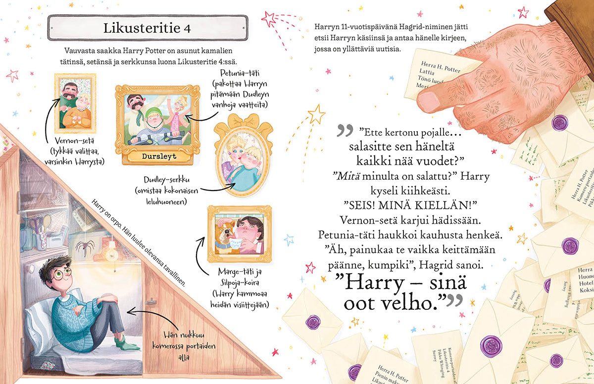 Harry Potter Pikku Potteri sisäaukeama