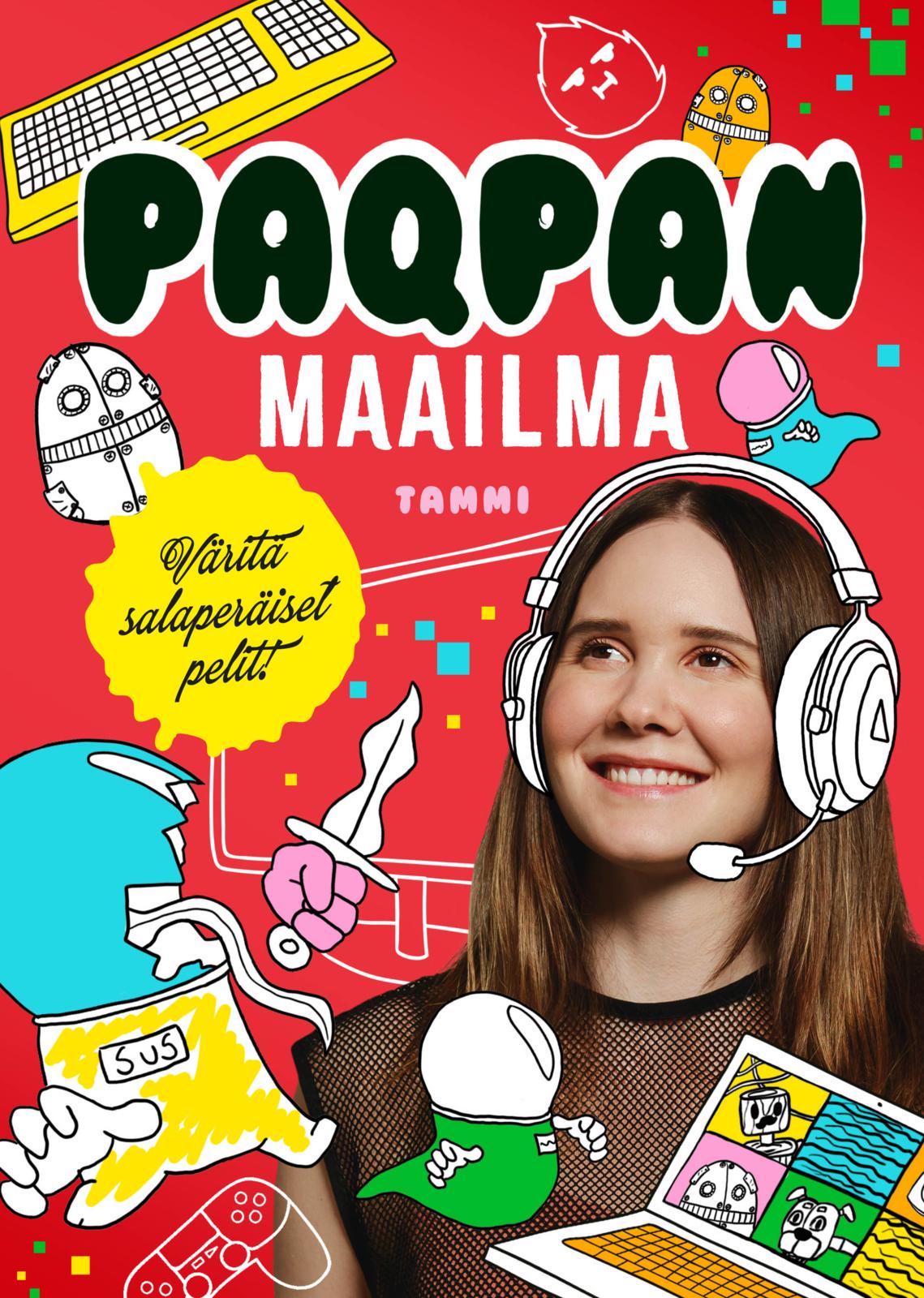 Paqpan maailma. Väritä salaperäiset pelit!