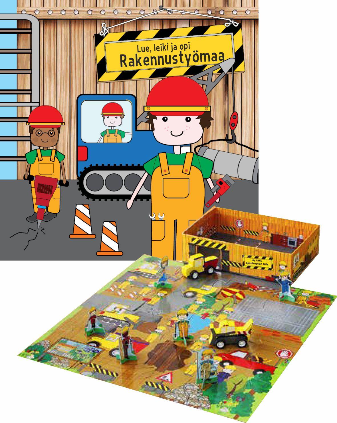 Rakennustyömaa - Lue, leiki ja opi