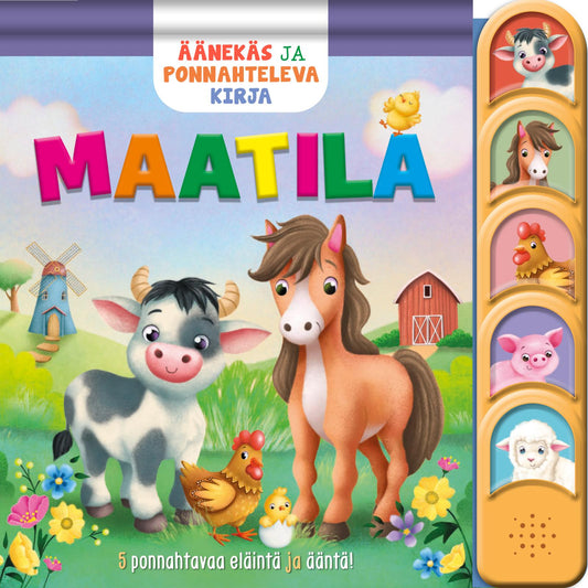 Etukansi. Igloo. Maatila - Äänekäs ja Ponnahteleva kirja.