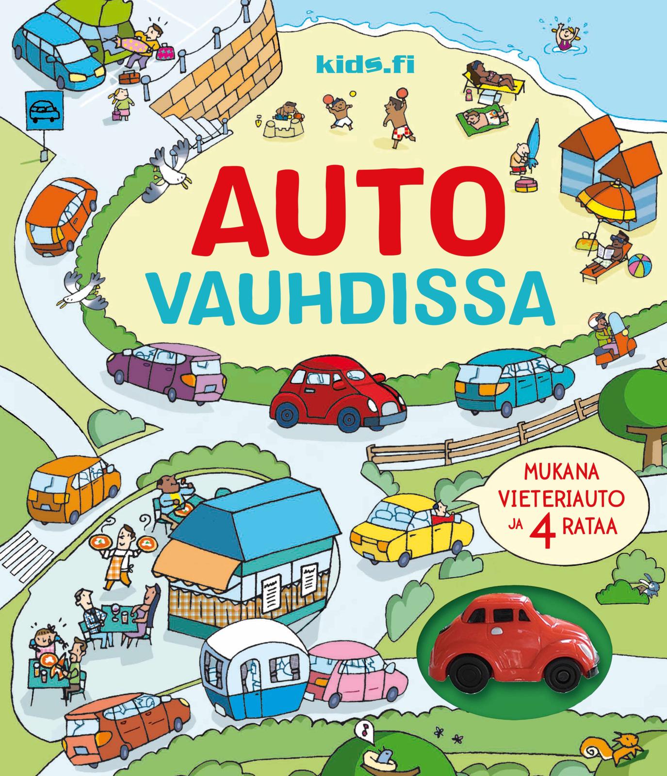 Auto vauhdissa - Mukana vieteriauto