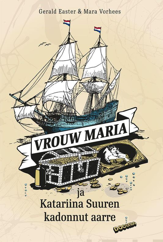 Etukansi. Gerald Easter. Mara Vorhees. Vrouw Maria ja Katariina Suuren kadonnut aarre.